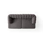 Atelier Del Sofa Gloria - Sofá de 3 Plazas Antracita